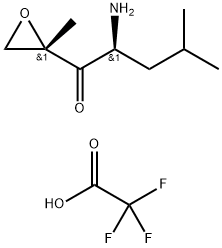 (S)-2-Amino-4-methyl-1-((S)-2-methyloxiran-2-yl)pentan-1-one Trifluoroacetate Salt