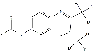 N’-(4-Acetylaminophenyl)-N,N-dimethylacetamidine-d6