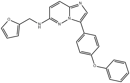 N-(furan-2-ylmethyl)-3-(4-phenoxyphenyl)imidazo[1,2-b]pyridazin-6-amine
