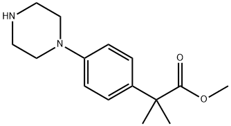 methyl 2-methyl-2-(4-(piperazin-1-yl)phenyl)propanoate