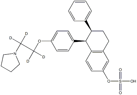 拉索昔芬杂质(Lasofoxifene-d4 Sulfate)1246817-62-8