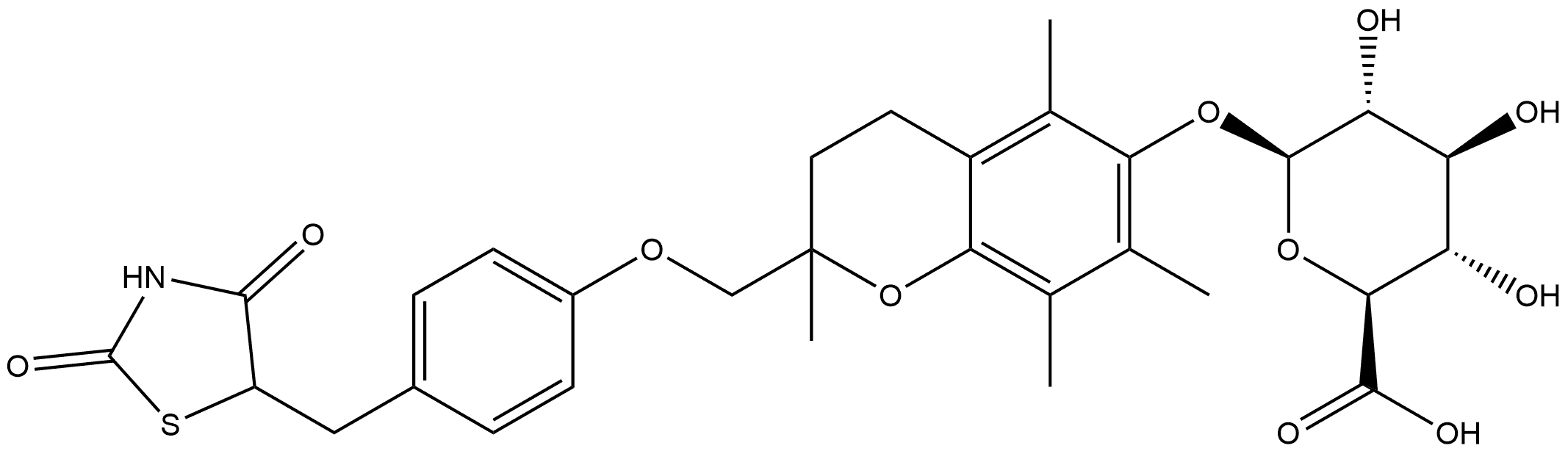 Troglitazone-d4 Glucuronide曲格列酮杂质127040-01-1