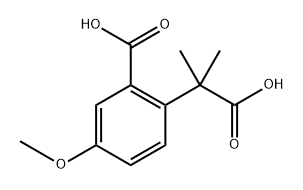 2-（2-羧基丙基）-5-甲氧基苯甲酸