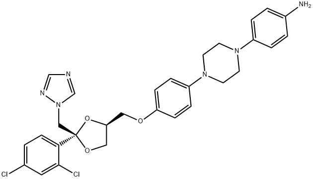 Des-(1-(sec-butyl)-1H-1,2,4-triazol-5(4H)-one) Itraconazole
