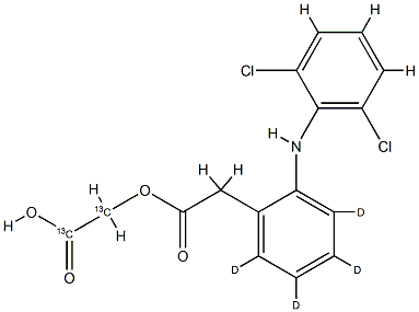 醋氯芬酸杂质(Aceclofenac-13C2-d4)1795019-63-4