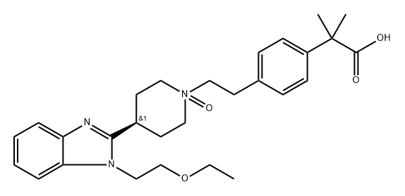 比拉斯汀杂质24 (顺式比拉斯汀氮氧化物)