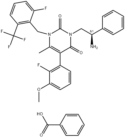 恶拉戈利杂质14 苯甲酸盐