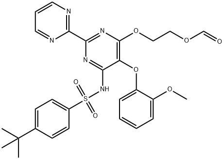 4-(1,1-二甲基乙基)-N-[6-[2-甲酰氧基]乙氧]-5-(2-甲氧基苯氧基)[2,2'-二嘧啶]-4-基]苯磺酰胺