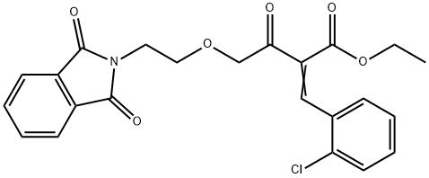 2-[(2-Chlorophenyl)methylene]-4-[2-(1,3-dihydro-1,3-dioxo-2H-isoindol-2-yl)ethoxy]-3-oxobutanoic Acid Ethyl Ester