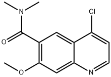 N,N-dimethyl-4-chloro-7-methoxyquinoline-6-carboxamide
