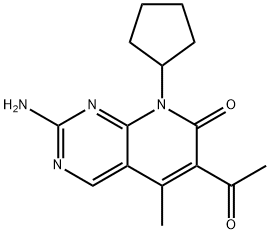 6-乙酰基-2-氨基-8-环戊基-5-甲基-吡啶并[2,3-d]嘧啶-7(8h)-酮