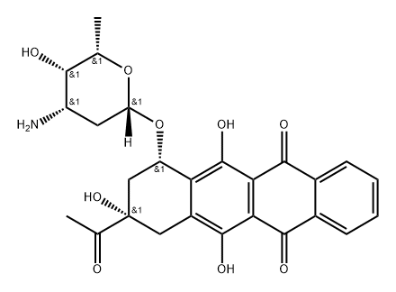 (7S-cis)-9-Acetyl-7-((3-amino-2,3,6-trideoxy-beta-L-lyxo-hexopyranosyl )oxy)-7,8,9,10-tetrahydro-6,9,11-trihydroxy-5,12-naphthacenedione