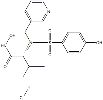 (R)-N-hydroxy-2-((4-hydroxy-N-(pyridin-3-ylmethyl)phenyl)sulfonamido)-3-methylbutanamide Hydrochloride