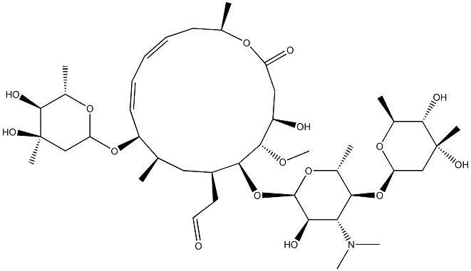 9-O-(2,6-Dideoxy-3-C-methyl-α-L-ribo-hexopyranosyl)leucomycin V